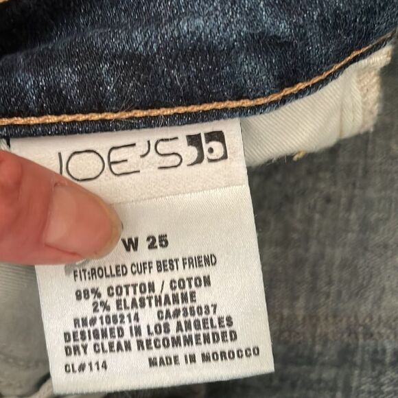 Joe's Jeans Rolled Cuff Best Friend Fit - Size 25/26 - Picture 7 of 11